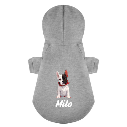 Personalized French Bulldog Hoodies with Funny Quotes, Custom Name, and Custom Image – Stylish, Cozy, and Premium 100% Cotton