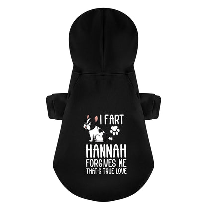 Personalized French Bulldog Hoodies with Owner's Name and Funny Quotes – Stylish, Cozy, and Premium 100% Cotton