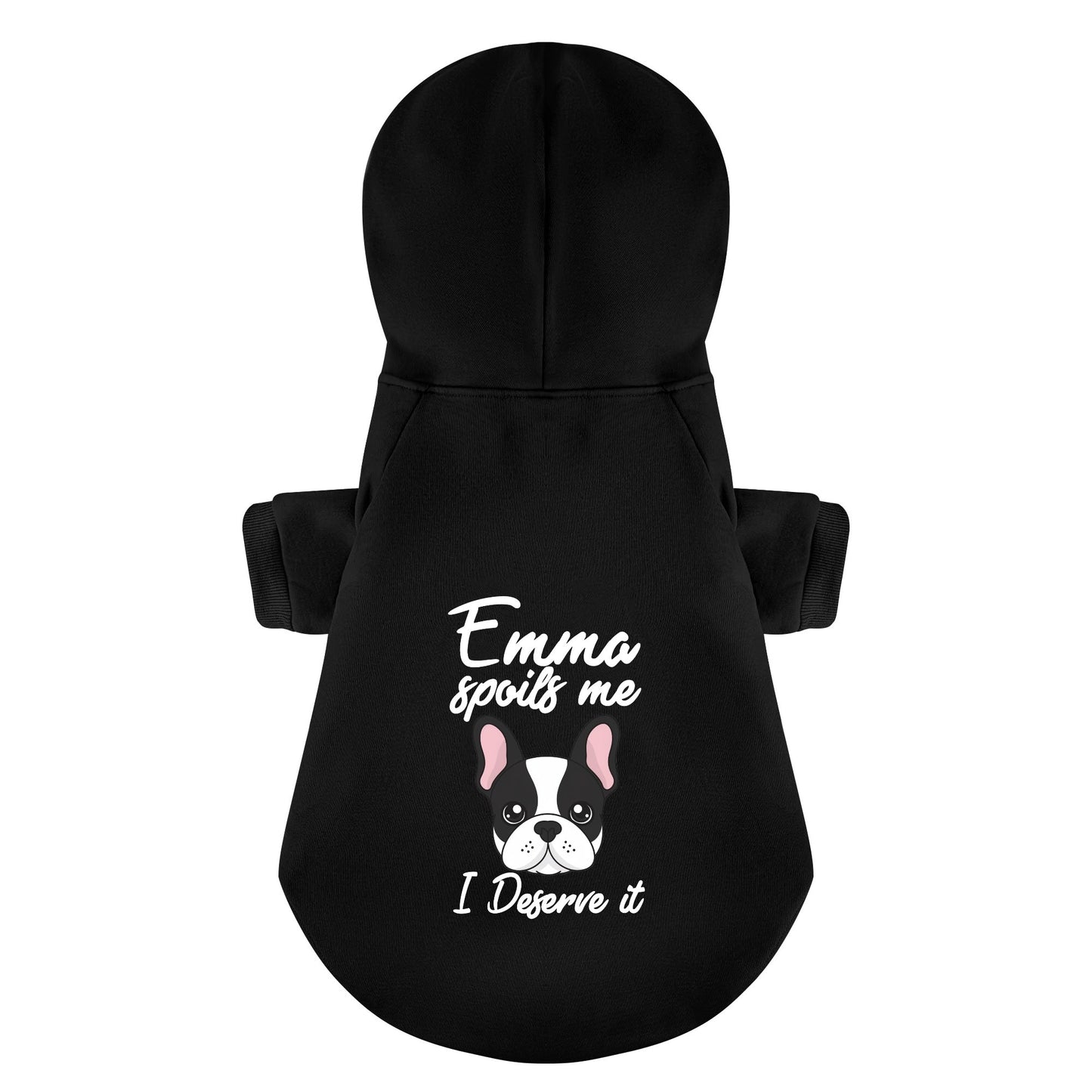 Personalized French Bulldog Hoodies with Owner's Name and Funny Quotes – Stylish, Cozy, and Premium 100% Cotton