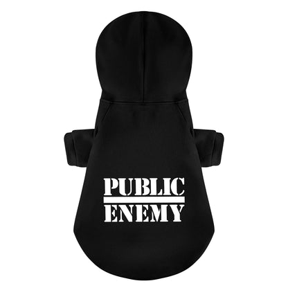 PUBLIC ENEMY -  Personalized French Bulldog Hoodies with Funny Quotes – Stylish, Cozy, and Premium 100% Cotton