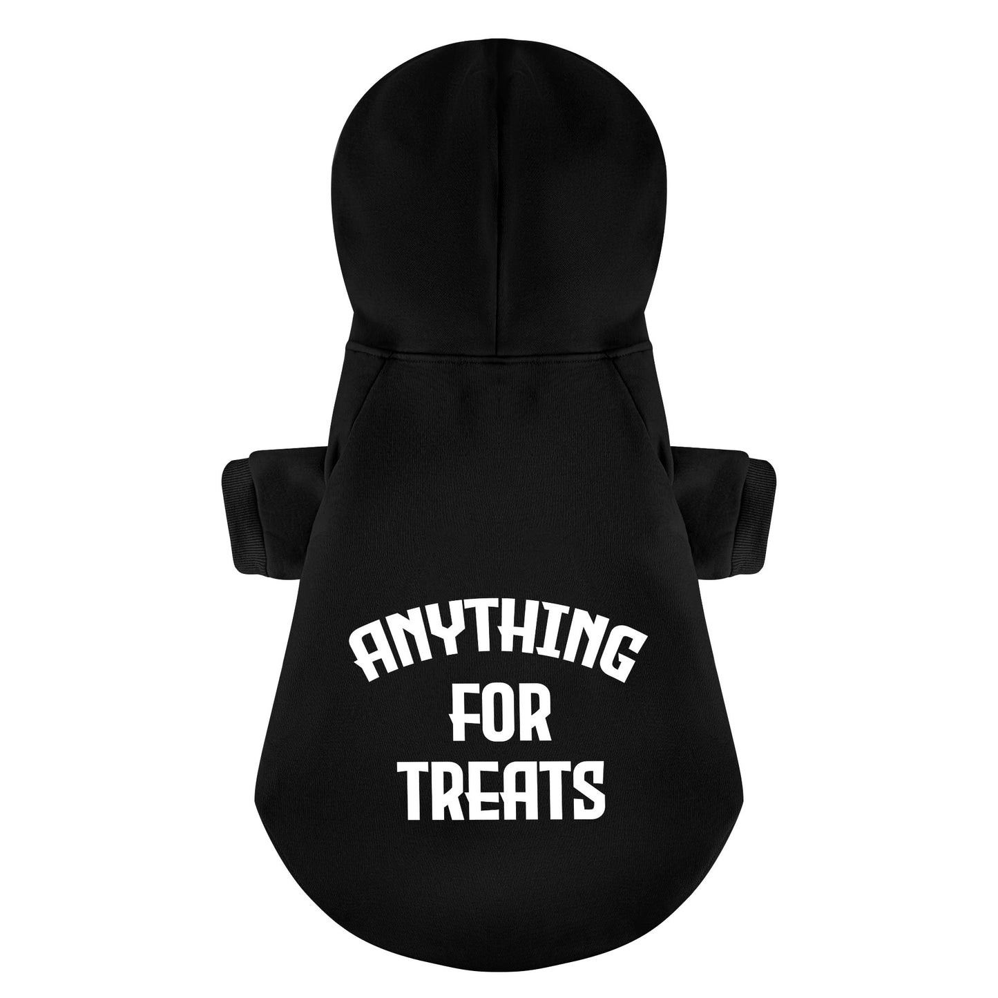 ANYTHING FOR TREATS -  Personalized French Bulldog Hoodies with Funny Quotes – Stylish, Cozy, and Premium 100% Cotton