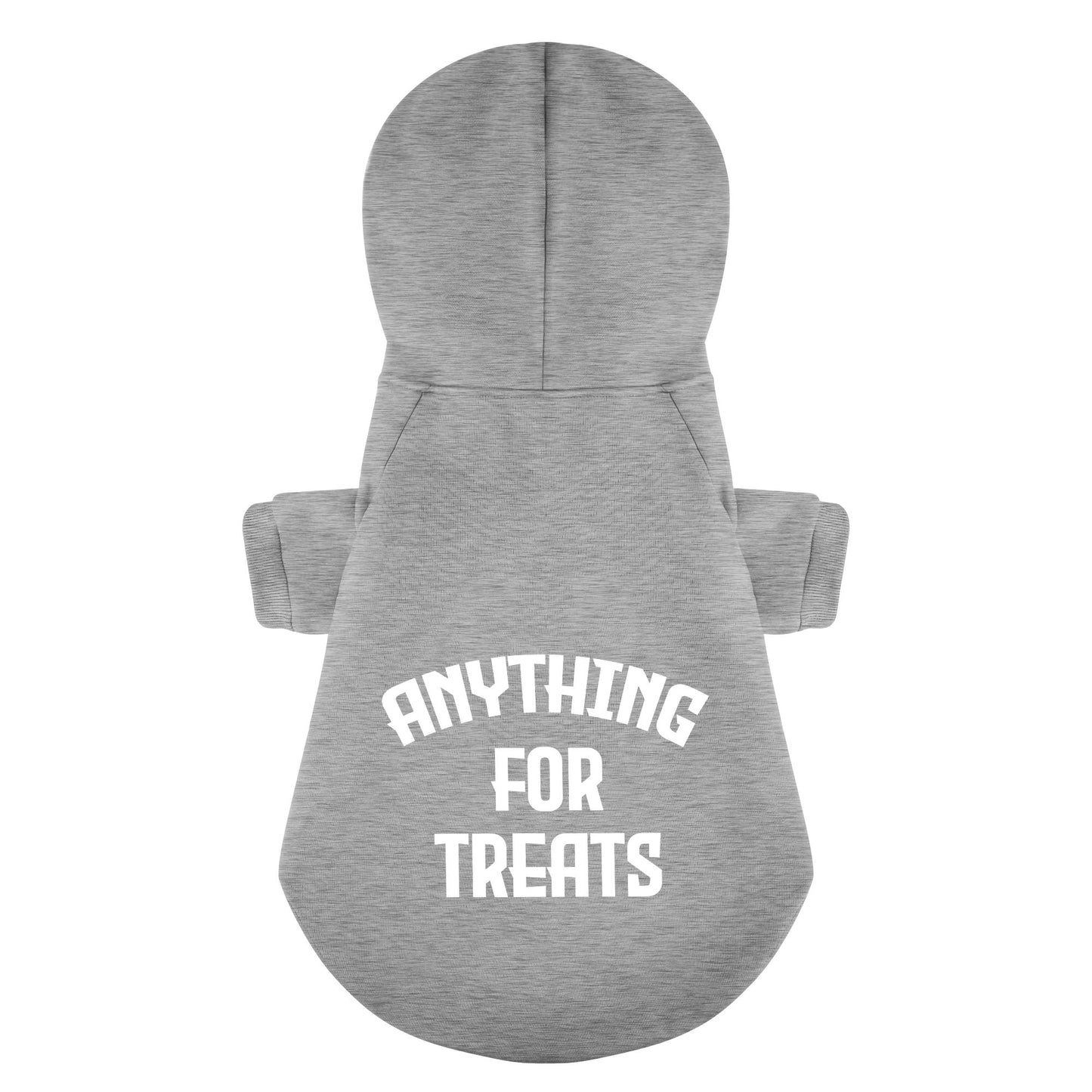 ANYTHING FOR TREATS -  Personalized French Bulldog Hoodies with Funny Quotes – Stylish, Cozy, and Premium 100% Cotton