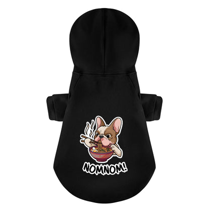 Nomnom! - Personalized French Bulldog Hoodies with Funny Quotes – Stylish, Cozy, and Premium 100% Cotton