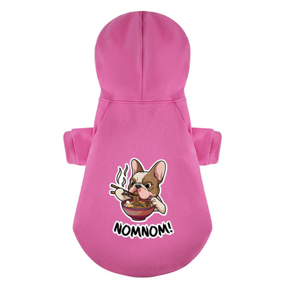 Nomnom! - Personalized French Bulldog Hoodies with Funny Quotes – Stylish, Cozy, and Premium 100% Cotton