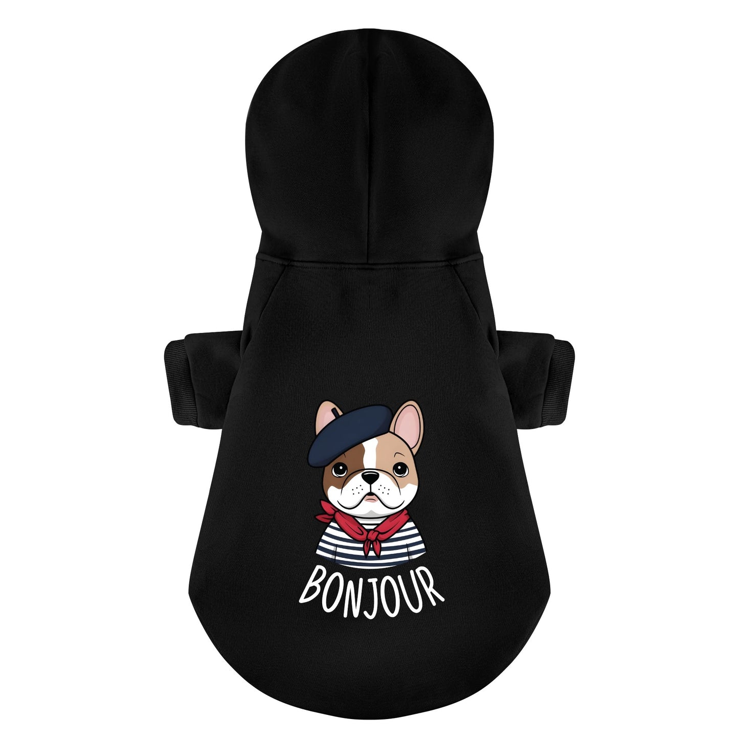 BONJOUR - Personalized French Bulldog Hoodies with Funny Quotes – Stylish, Cozy, and Premium 100% Cotton