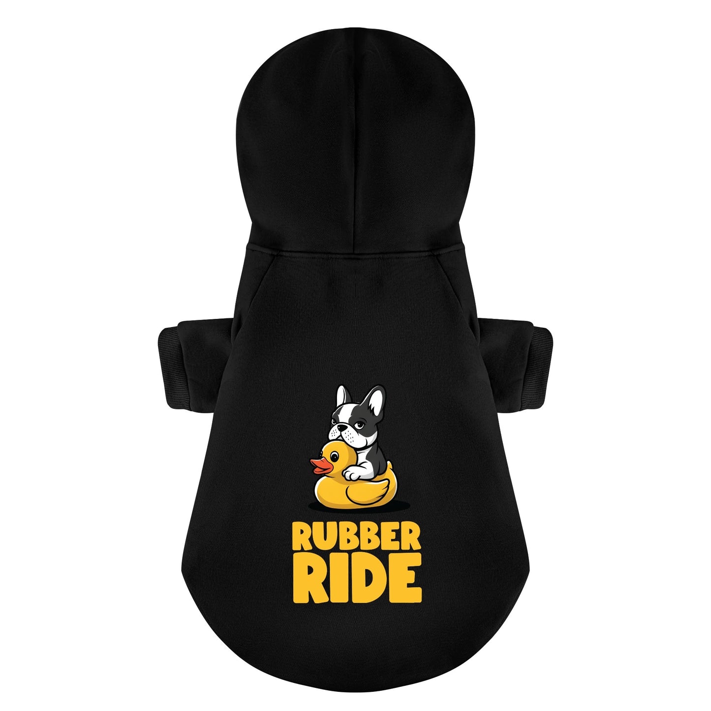 Rubber Ride - Personalized French Bulldog Hoodies with Funny Quotes – Stylish, Cozy, and Premium 100% Cotton