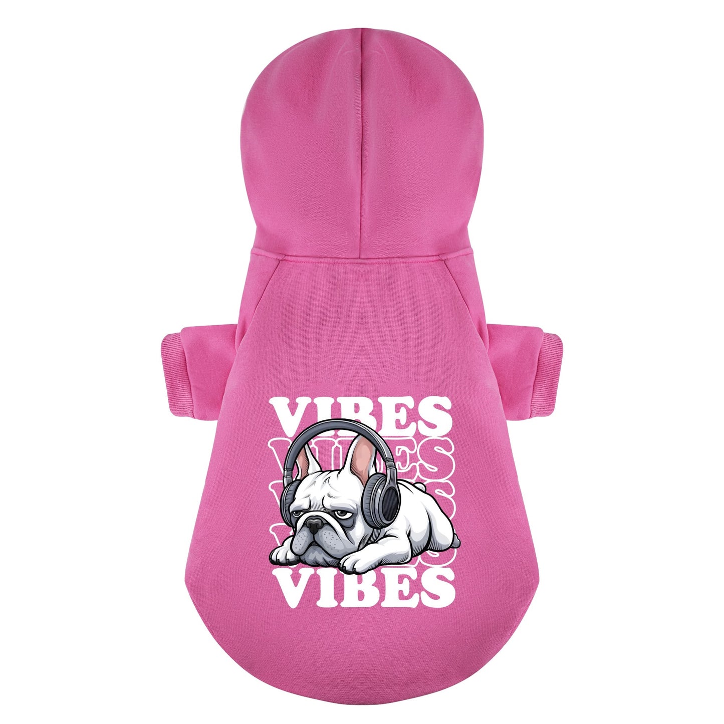 Vibes - Personalized French Bulldog Hoodies with Funny Quotes – Stylish, Cozy, and Premium 100% Cotton