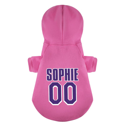 Personalized French Bulldog Hoodies with Custom Name and Number – Stylish, Cozy, and Premium 100% Cotton