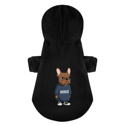 Oversize - Personalized French Bulldog Hoodies with Funny Quotes – Stylish, Cozy, and Premium 100% Cotton