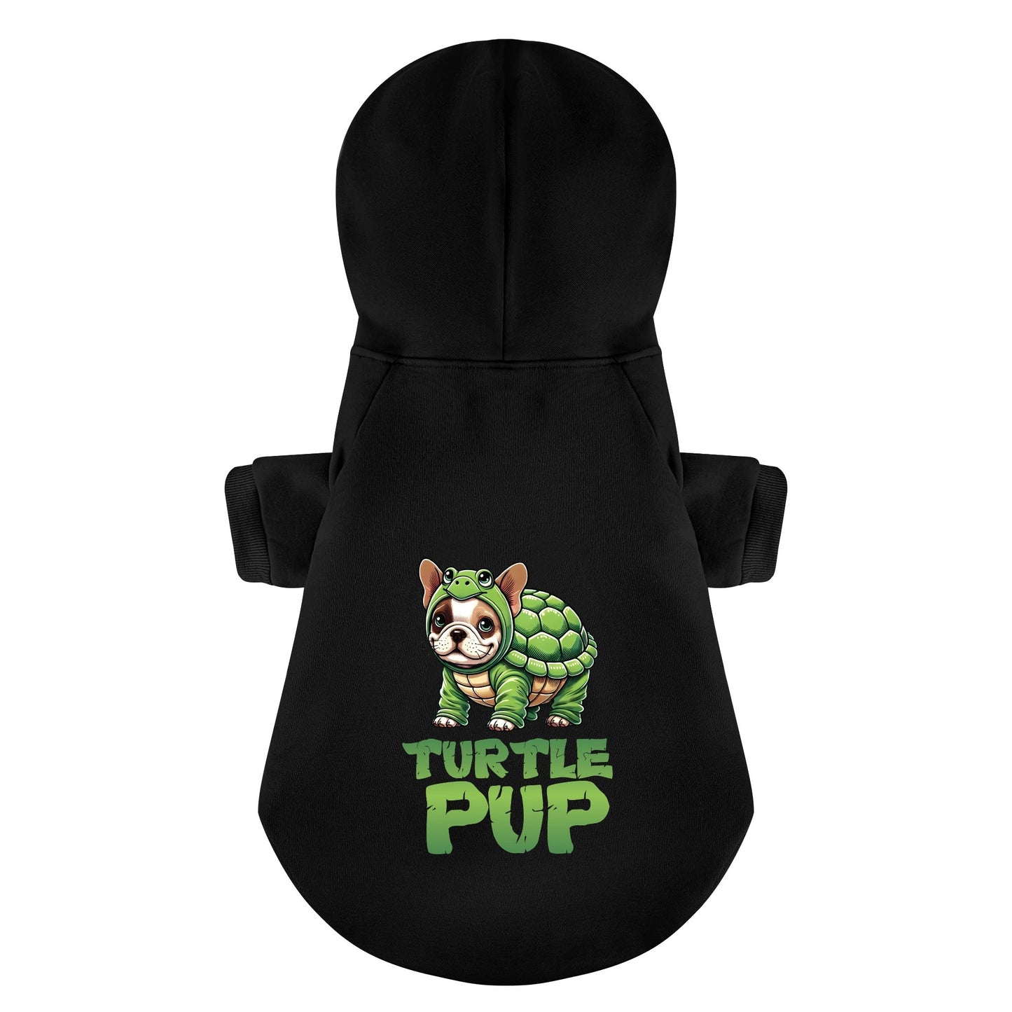 Turtle Pup - Personalized French Bulldog Hoodies with Funny Quotes – Stylish, Cozy, and Premium 100% Cotton