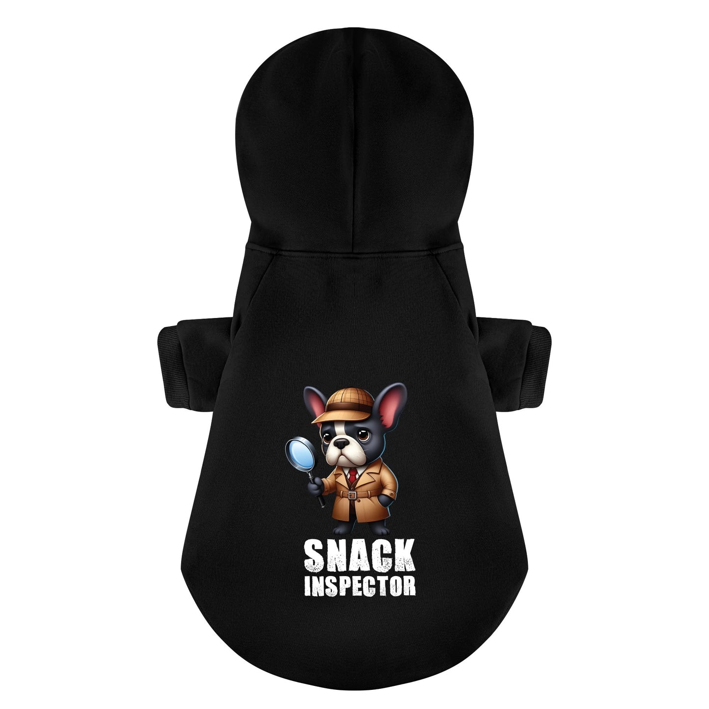 Snack Inspector - Personalized French Bulldog Hoodies with Funny Quotes – Stylish, Cozy, and Premium 100% Cotton