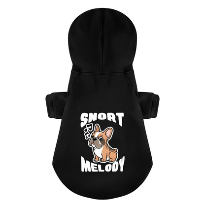 Snort Melody - Personalized French Bulldog Hoodies with Funny Quotes – Stylish, Cozy, and Premium 100% Cotton