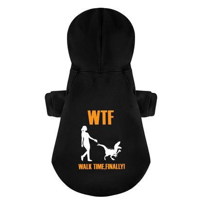 Walk Time - Personalized French Bulldog Hoodies with Funny Quotes – Stylish, Cozy, and Premium 100% Cotton