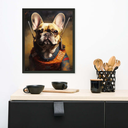 Captivating Frenchie Framed Poster - Essential Dog Lover's Wall Art