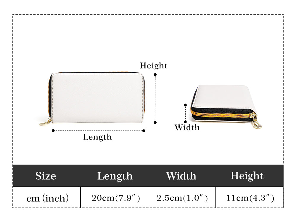 Lady - Leather Zipper Wallet