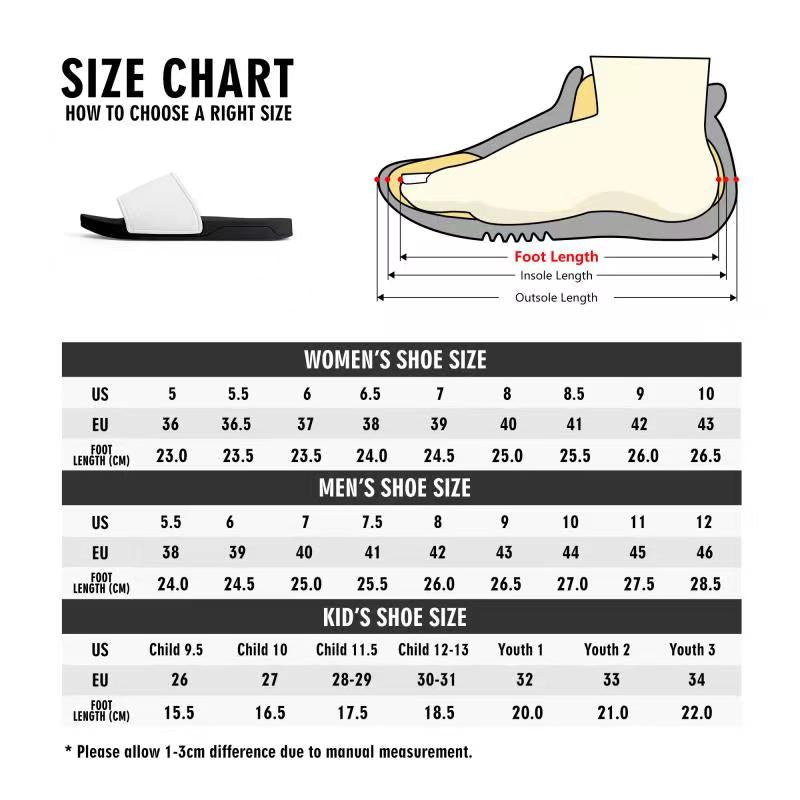 Luna sandals size chart new arrivals