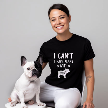 Custom T-shirt  with Frenchie Name - Unisex Tshirt