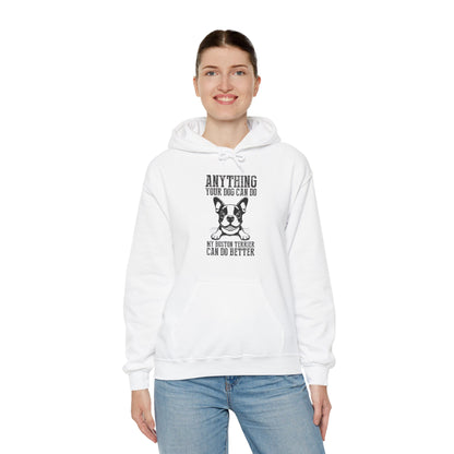 Lizzie - Unisex Hoodie for Boston Terrier lovers