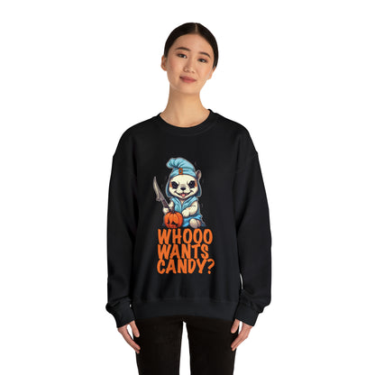 Whoo Wants Candy Halloween  Unisex Sweatshirt