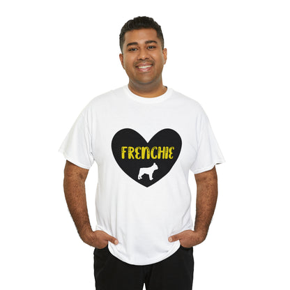 Frenchie love - Unisex Cotton T-Shirt