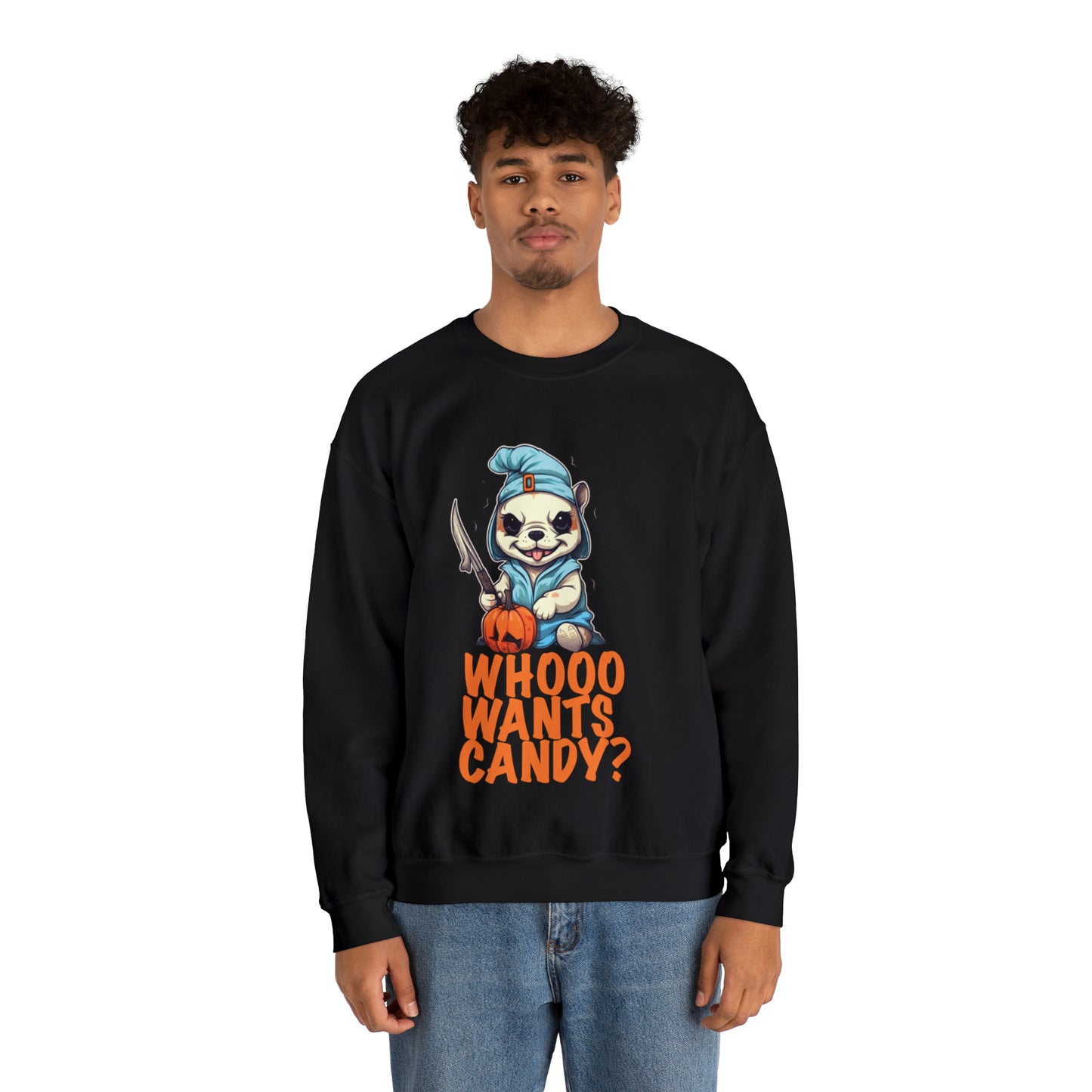 Whoo Wants Candy Halloween  Unisex Sweatshirt