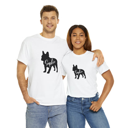 personalized  T-shirt with Frenchie Name - Unisex Tshirt