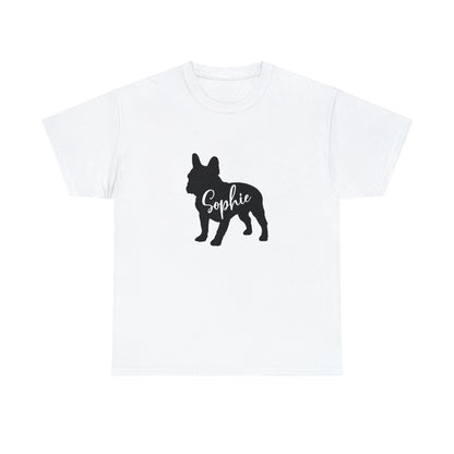 personalized  T-shirt with Frenchie Name - Unisex Tshirt