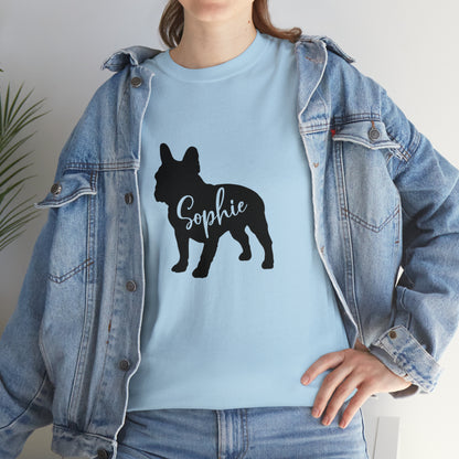 personalized  T-shirt with Frenchie Name - Unisex Tshirt