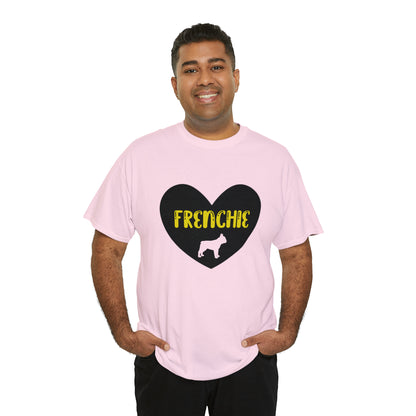 Frenchie love - Unisex Cotton T-Shirt