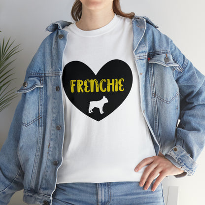 Frenchie love - Unisex Cotton T-Shirt