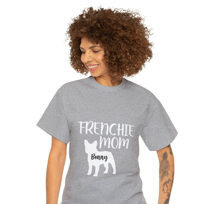 Frenchie Mom - Custom Unisex Cotton T-Shirt