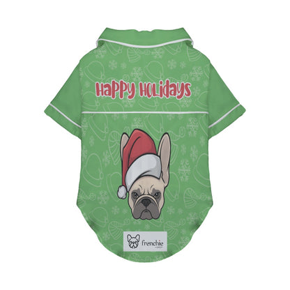 Happy Holidays - Pajamas for French bulldog