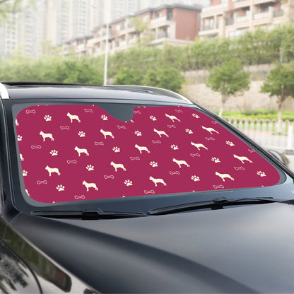 Milo  - Windshield Sunshade for Boston Terrier lovers