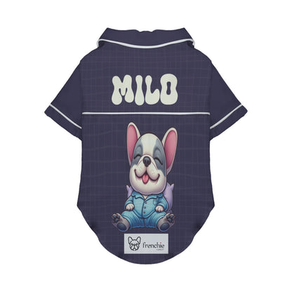 Personalized French Bulldog Pajamas with Your Frenchie's Name