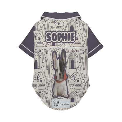 Personalized Pajamas with Your French Bulldog's Name and Picture