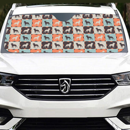 Phoebe  - Windshield Sunshade for Boston Terrier lovers