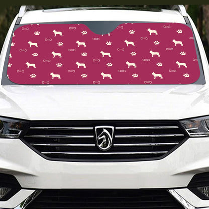 Milo  - Windshield Sunshade for Boston Terrier lovers