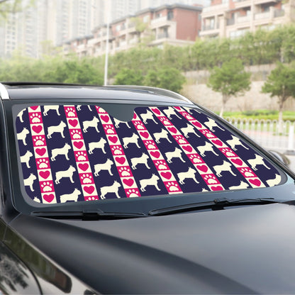 Rocko  - Windshield Sunshade for Boston Terrier lovers