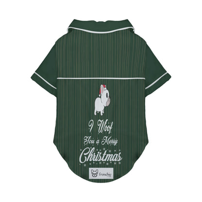 I Woof You a Merry Christmas - Pajamas for French bulldog