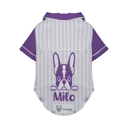 Customized French Bulldog Pajamas with Your Frenchie's Name