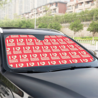 Millie - Windshield Sunshade for Boston Terrier lovers