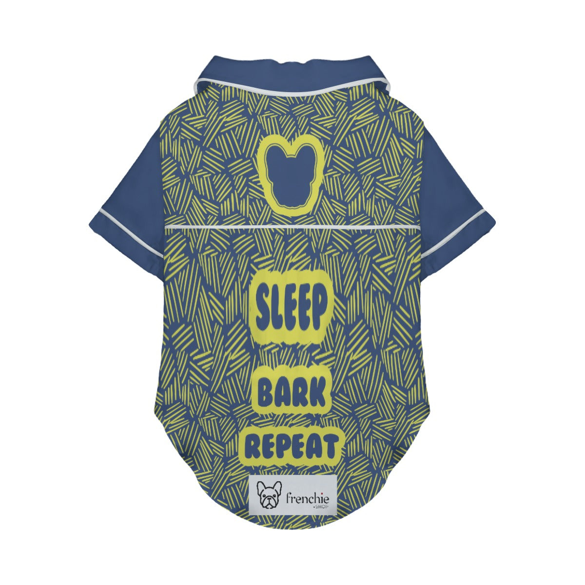 Sleep, bark, repeat- Pajamas for French bulldog