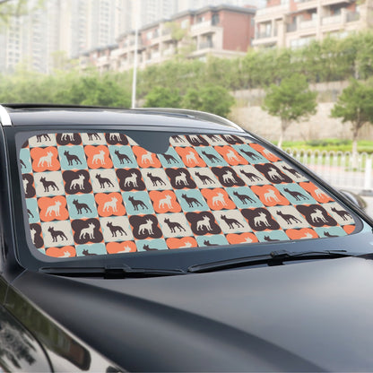 Phoebe  - Windshield Sunshade for Boston Terrier lovers