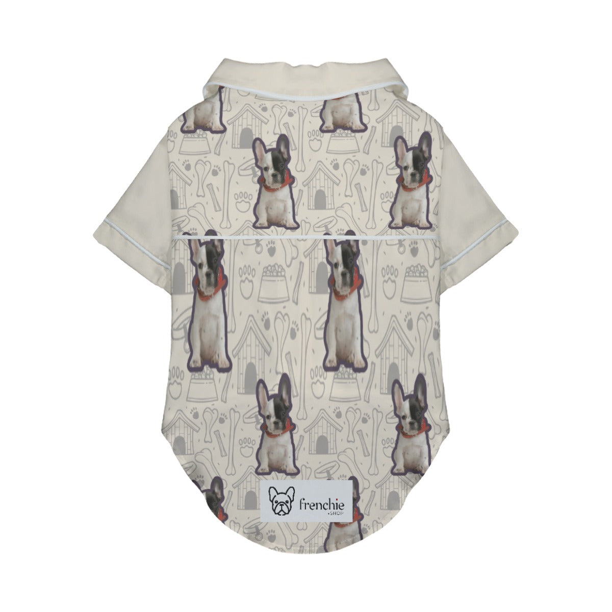 French Bulldog Pajamas Designed with Your Frenchie's Image