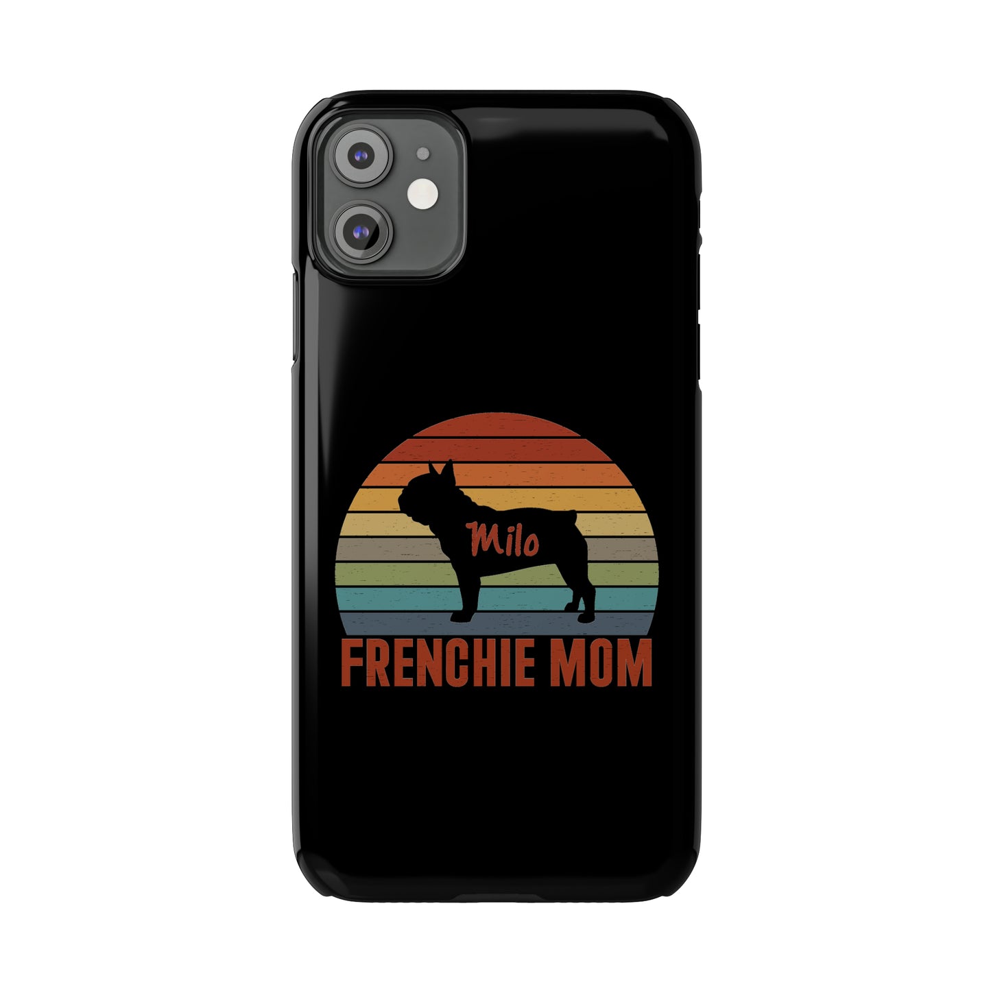 Frenchie Mom - Custom iPhone Cases with name