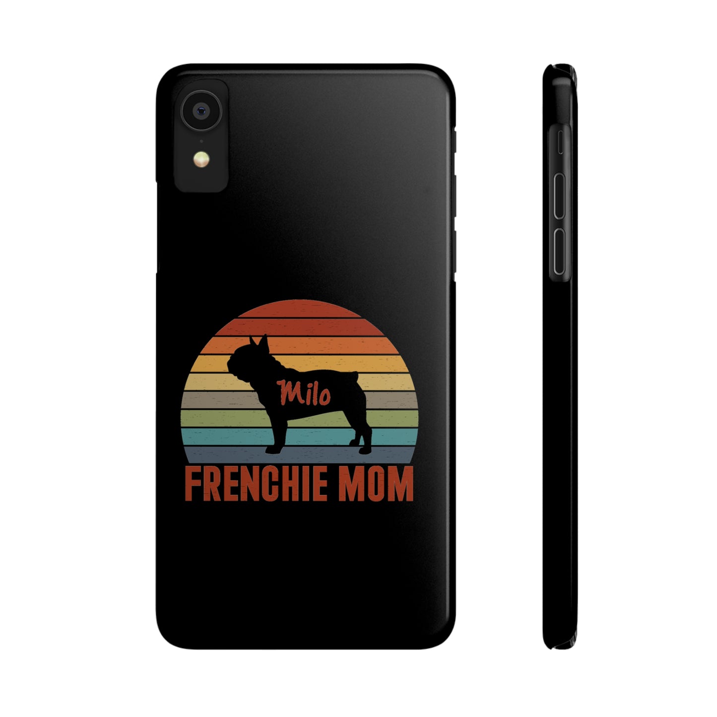 Frenchie Mom - Custom iPhone Cases with name