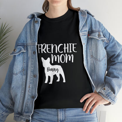 Frenchie Mom - Custom Unisex Cotton T-Shirt