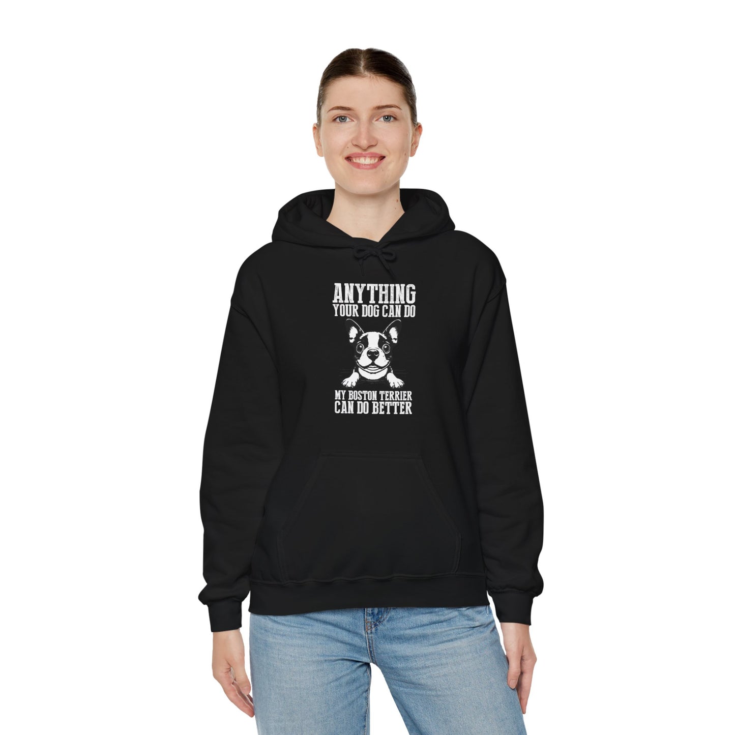 Lizzie - Unisex Hoodie for Boston Terrier lovers