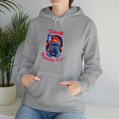 Xmas Frenchie Style Unisex Hoodie