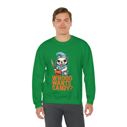 Whoo Wants Candy Halloween  Unisex Sweatshirt